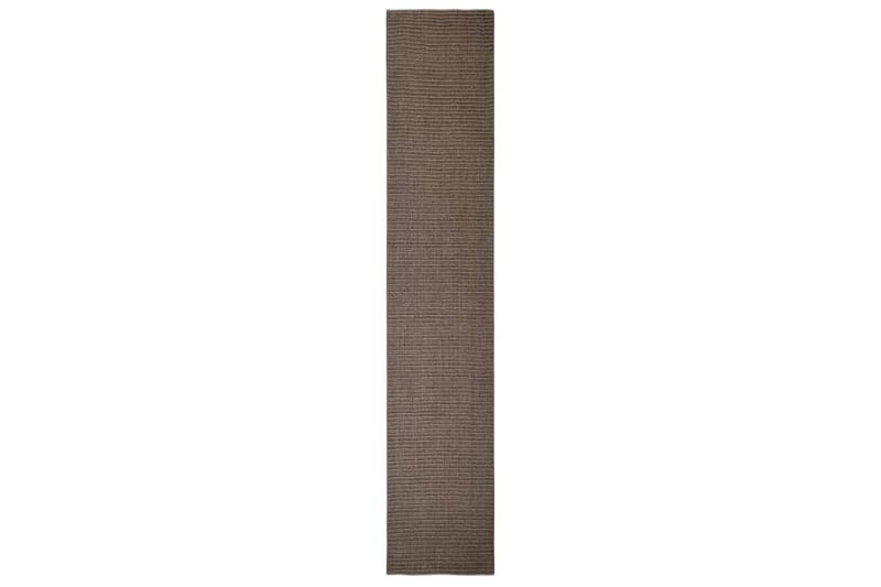 Matto luonnollinen sisal 66x350 cm ruskea - Ruskea - Kodintekstiilit & matot - Matto - Moderni matto - Sisalmatto