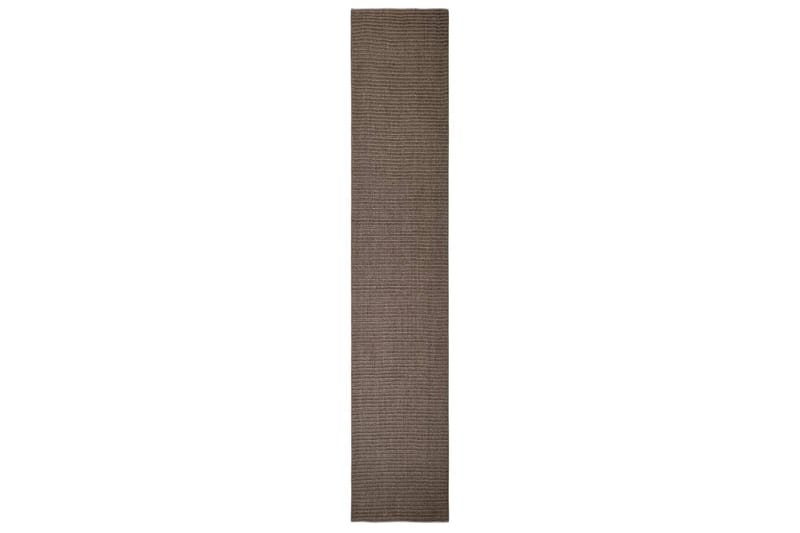 Matto luonnollinen sisal 66x350 cm ruskea - Ruskea - Juuttimatto & Hamppumatto - Sisalmatto