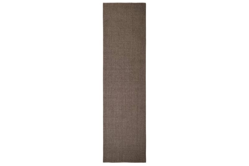 Matto luonnollinen sisal 80x300 cm ruskea - Ruskea - Kodintekstiilit & matot - Matto - Moderni matto - Sisalmatto