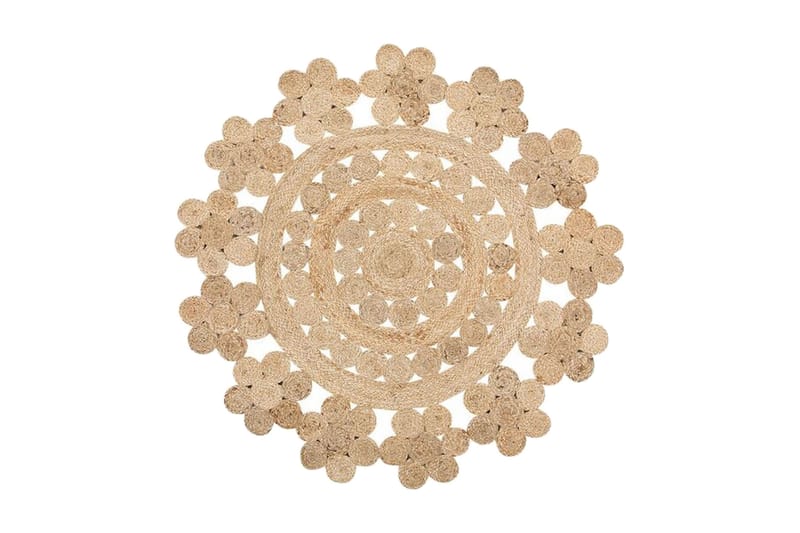 Matto Siangco Sileä Pyöreä 120 cm, Beige