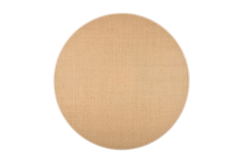 Matto Sisal Pyöreä 200 cm Beige/Harmaa - VM Carpet - Kodintekstiilit & matot - Matto - Moderni matto - Sisalmatto