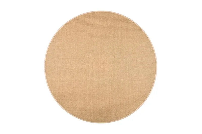 Matto Sisal Pyöreä 200 cm Beige/Harmaa, VM Carpet