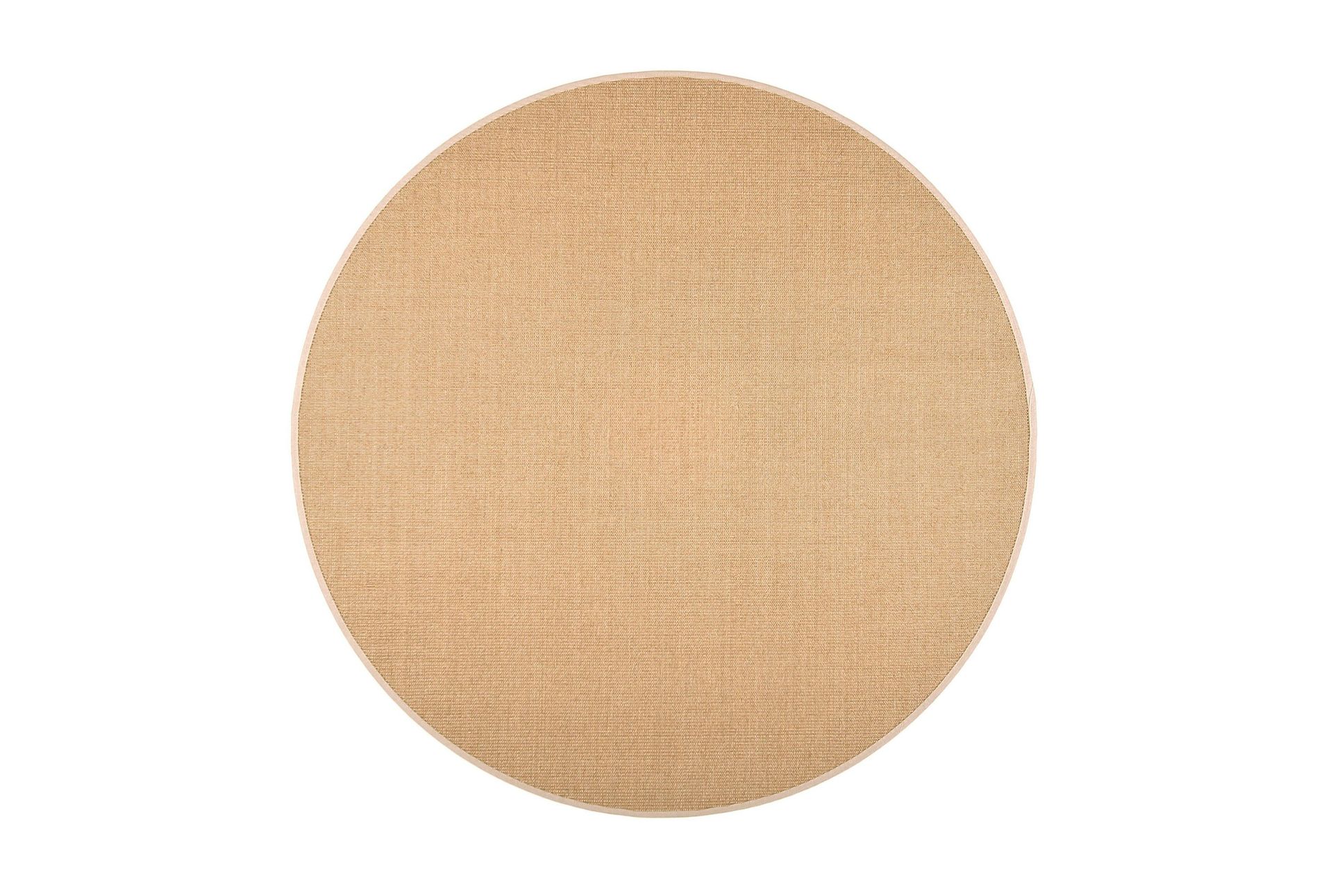 Matto Sisal Pyöreä 200 cm Beige/Harmaa - VM Carpet