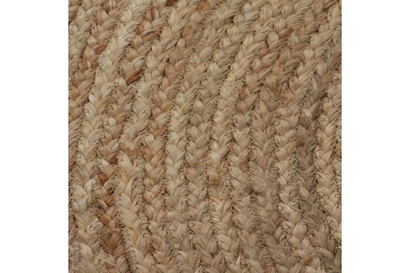 Pyöreä matto 120 cm punottu juutti - Beige - Kodintekstiilit & matot - Matto - Moderni matto - Sisalmatto