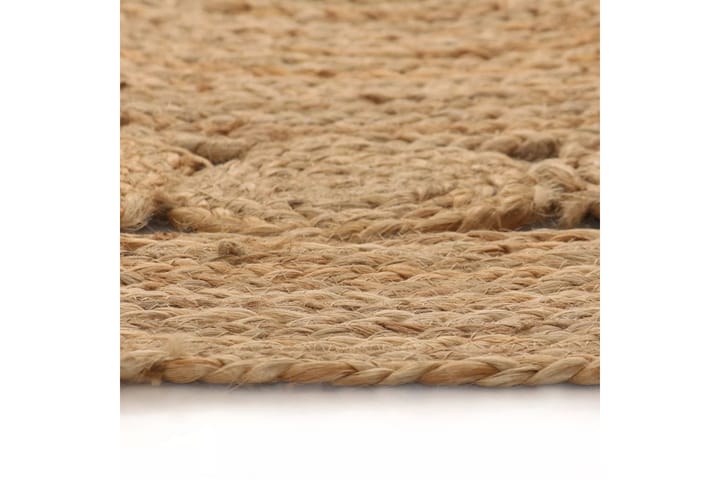 Pyöreä matto 150 cm punottu juutti - Beige - Juuttimatto & Hamppumatto - Sisalmatto