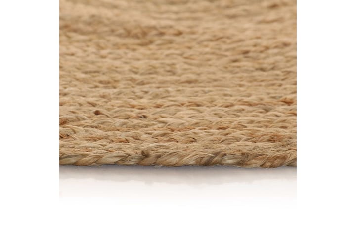 Pyöreä matto 150 cm punottu juutti - Beige - Sisalmatto - Juuttimatto & Hamppumatto