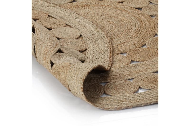 Pyöreä matto 90 cm punottu juutti - Beige - Kodintekstiilit & matot - Matto - Moderni matto - Sisalmatto