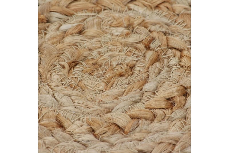 Pyöreä matto 90 cm punottu juutti - Beige - Kodintekstiilit & matot - Matto - Moderni matto - Sisalmatto