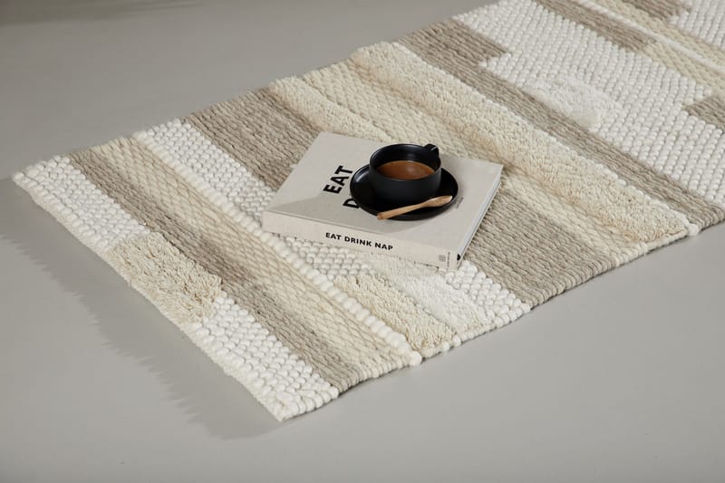 Sixten Villamatto 70x200 cm - Beige - Kodintekstiilit & matot - Matto - Moderni matto - Villamatto