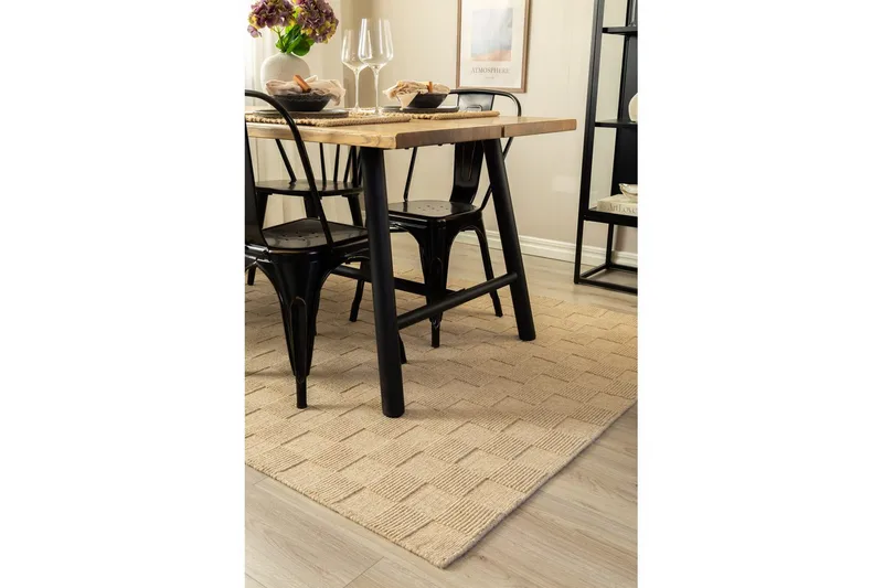 Sydney Villamatto 160x230 cm - Beige - Kodintekstiilit & matot - Matto - Moderni matto - Villamatto