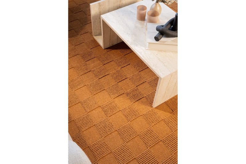 Sydney Villamatto 160x230 cm - Oranssi - Kodintekstiilit & matot - Matto - Moderni matto - Villamatto