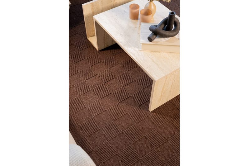 Sydney Villamatto 160x230 cm - Ruskea - Kodintekstiilit & matot - Matto - Moderni matto - Villamatto