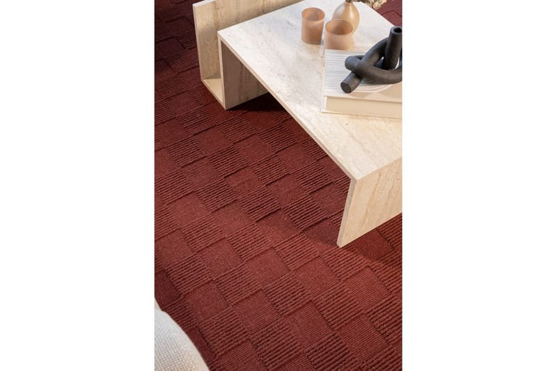 Sydney Villamatto 160x230 cm - Punainen - Kodintekstiilit & matot - Matto - Moderni matto - Villamatto