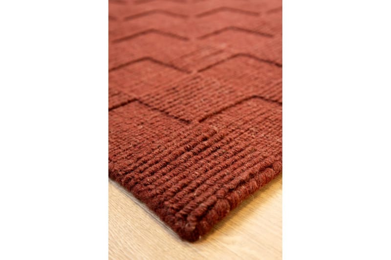 Sydney Villamatto 160x230 cm - Punainen - Kodintekstiilit & matot - Matto - Moderni matto - Villamatto
