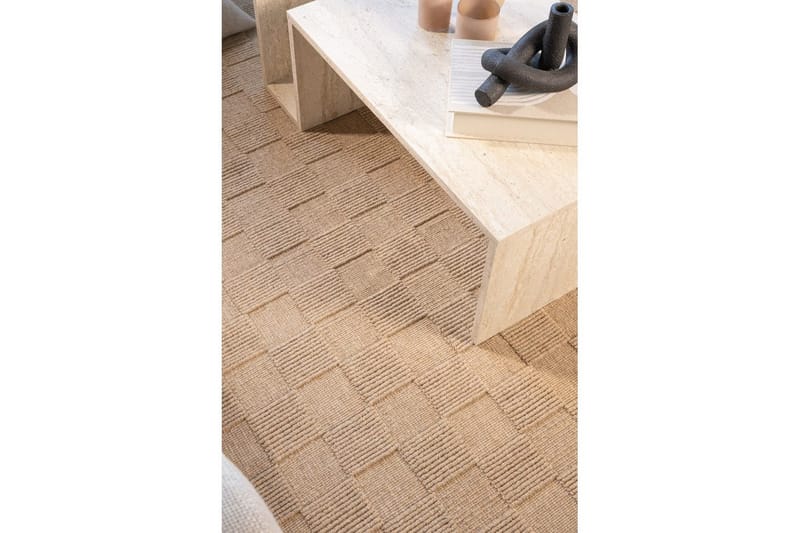Sydney Villamatto 200x200 cm - Beige - Kodintekstiilit & matot - Matto - Moderni matto - Villamatto