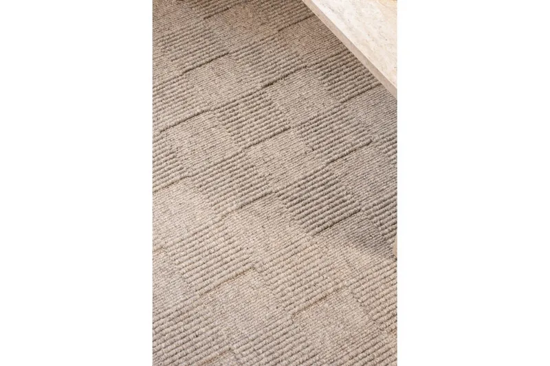 Sydney Villamatto 200x200 cm - Harmaa - Kodintekstiilit & matot - Matto - Moderni matto - Villamatto