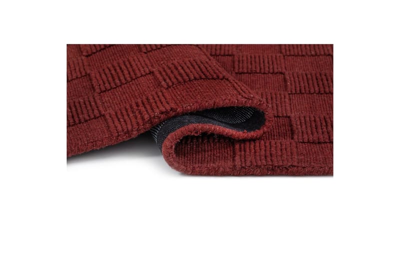 Sydney Villamatto 200x200 cm - Punainen - Kodintekstiilit & matot - Matto - Moderni matto - Villamatto