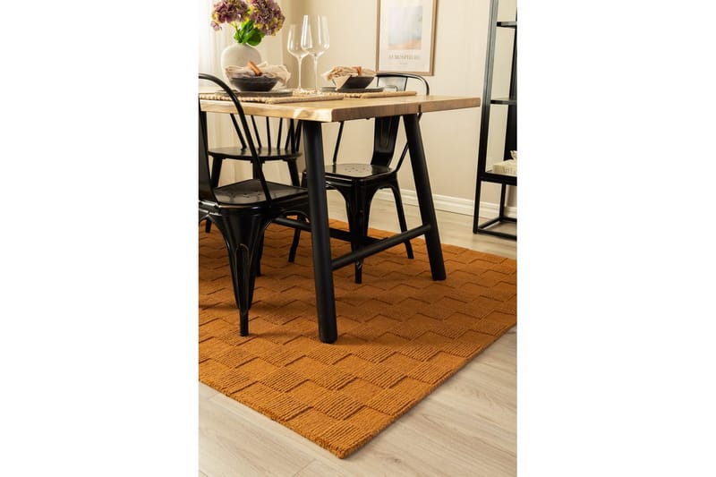 Sydney Villamatto 200x300 cm - Oranssi - Kodintekstiilit & matot - Matto - Moderni matto - Villamatto