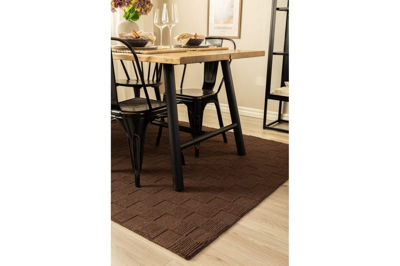 Sydney Villamatto 200x300 cm - Ruskea - Kodintekstiilit & matot - Matto - Moderni matto - Villamatto