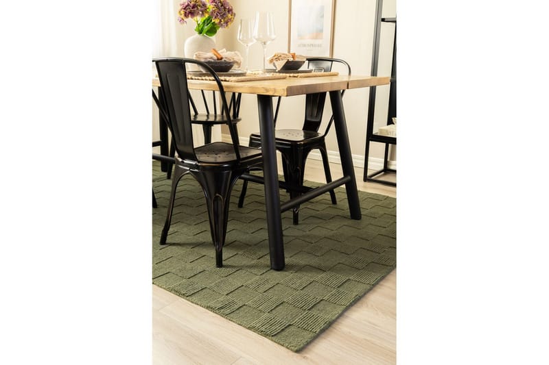 Sydney Villamatto 200x300 cm - Vihreä - Kodintekstiilit & matot - Matto - Moderni matto - Villamatto