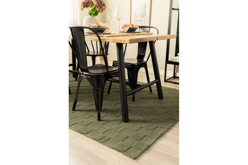 Sydney Villamatto 240x340 cm - Vihreä - Kodintekstiilit & matot - Matto - Moderni matto - Villamatto