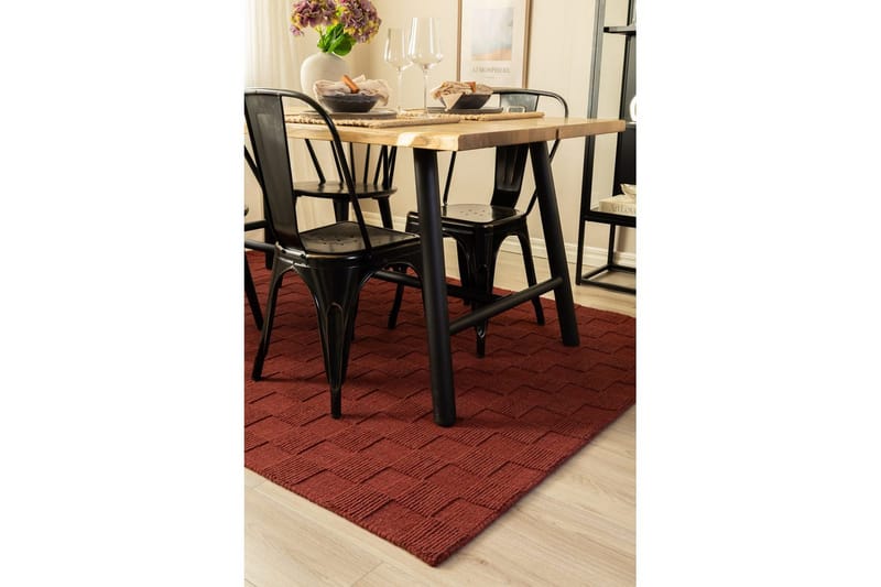 Sydney Villamatto 240x340 cm - Punainen - Kodintekstiilit & matot - Matto - Moderni matto - Villamatto