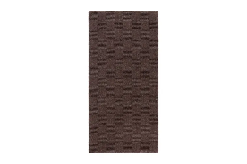 Sydney Villamatto 80x250 cm - Ruskea - Kodintekstiilit & matot - Matto - Moderni matto - Villamatto