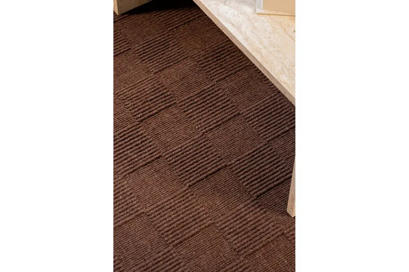 Sydney Villamatto 80x250 cm - Ruskea - Kodintekstiilit & matot - Matto - Moderni matto - Villamatto