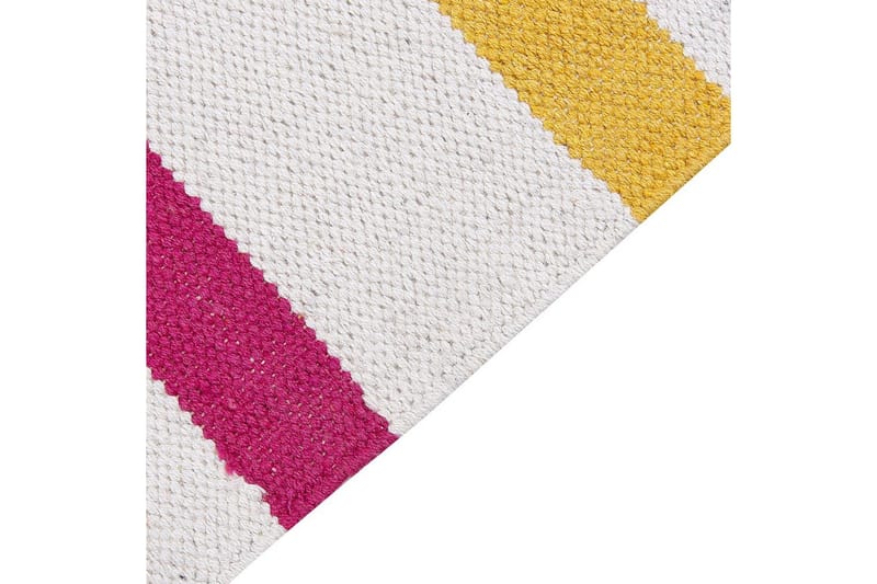 Tasapainokudottu Hisarli - Monivärinen, valkoinen, ruskea, sininen, oranssi, 140x200 cm - Kodintekstiilit & matot - Matto - Moderni matto - Puuvillamatto