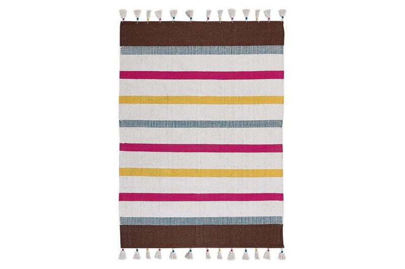 Tasapainokudottu Hisarli, Monivärinen, valkoinen, ruskea, sininen, oranssi, 160x230 cm