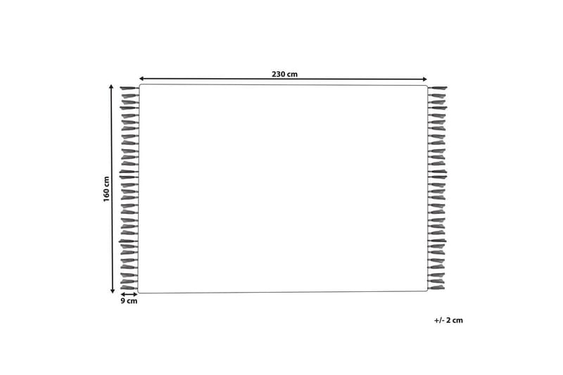 Tasapainokudottu Hisarli - Ruskea, keltainen, oranssi, beige, 160x230 cm - Kodintekstiilit & matot - Matto - Moderni matto - Puuvillamatto