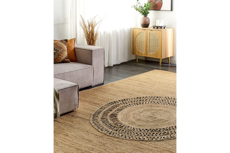 Tasokudos Bogazoren - 160x230 cm - Kodintekstiilit & matot - Matto - Moderni matto - Juuttimatto & Hamppumatto