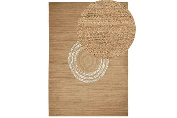 Tasokudos Bogazoren - 160x230 cm - Kodintekstiilit & matot - Matto - Moderni matto - Juuttimatto & Hamppumatto