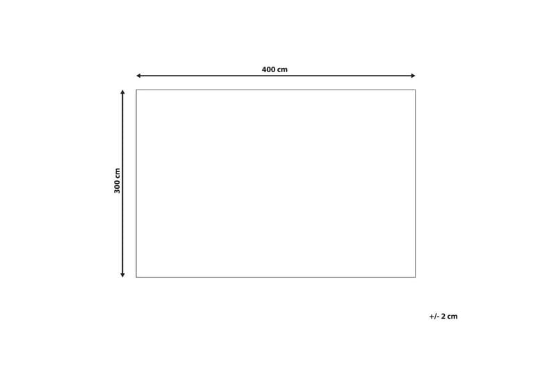 Tasokudos Esentepe - 300x400 cm - Kodintekstiilit & matot - Matto - Moderni matto - Juuttimatto & Hamppumatto