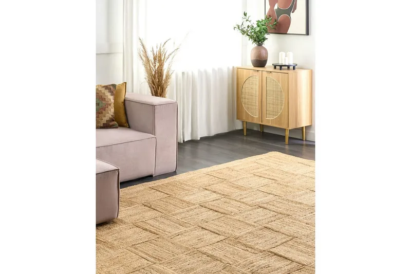 Tasokudos Esentepe - 300x400 cm - Kodintekstiilit & matot - Matto - Moderni matto - Juuttimatto & Hamppumatto