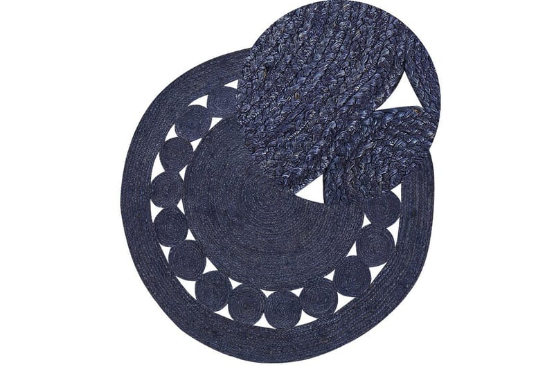 Tasokudos Koyunlu - Sininen - Kodintekstiilit & matot - Matto - Moderni matto - Juuttimatto & Hamppumatto