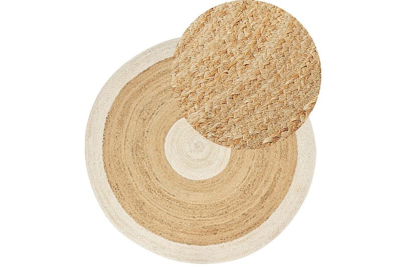 Tasokudos Yayalar - Beige, valkoinen - Kodintekstiilit & matot - Matto - Moderni matto - Juuttimatto & Hamppumatto