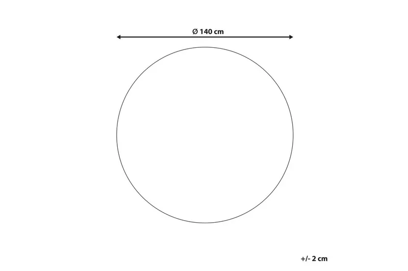 Tasokudos Yayalar - Beige, valkoinen - Kodintekstiilit & matot - Matto - Moderni matto - Juuttimatto & Hamppumatto