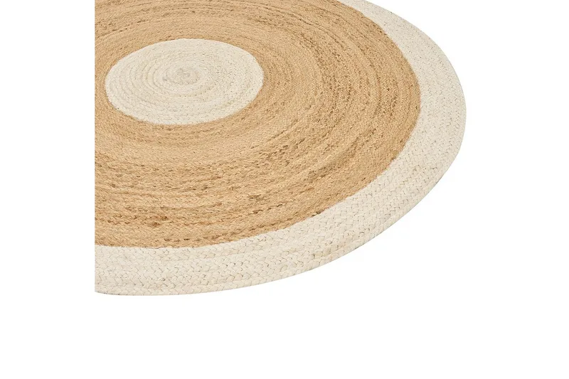 Tasokudos Yayalar - Beige, valkoinen - Kodintekstiilit & matot - Matto - Moderni matto - Juuttimatto & Hamppumatto