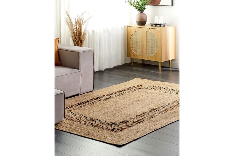 Tasokudos Yenikoy - 160x230 cm - Kodintekstiilit & matot - Matto - Moderni matto - Juuttimatto & Hamppumatto