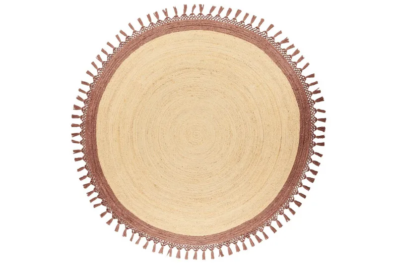 Tasokutoinen Marts, Beige, Ruskea, 200x200 cm