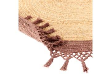Tasokutoinen Marts - Beige, Ruskea, 200x200 cm - Kodintekstiilit & matot - Matto - Moderni matto - Sisalmatto