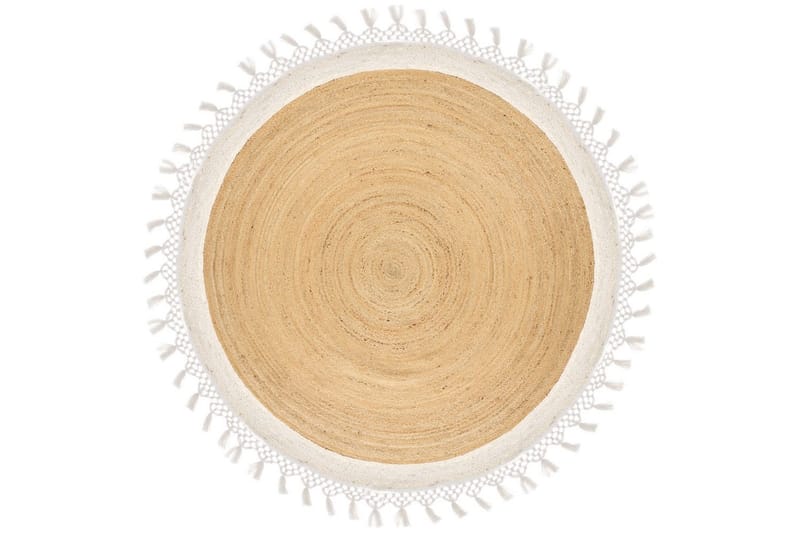Tasokutoinen Marts, Beige, valkoinen, 200x200 cm