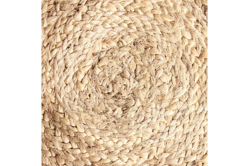 Tasokutoinen Marts - Beige, Punainen, 140x140 cm - Kodintekstiilit & matot - Matto - Moderni matto - Juuttimatto & Hamppumatto