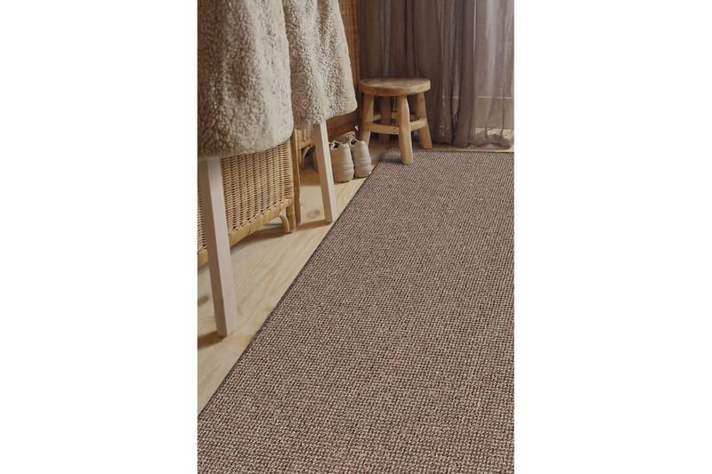 Titan Tuftattu matto 140x200 cm - Ruskea - Kodintekstiilit & matot - Matto - Moderni matto - Wilton-matto