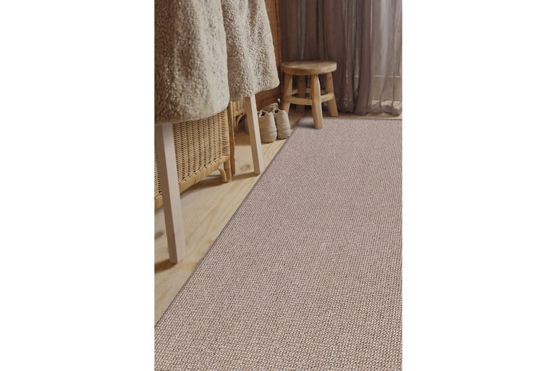 Titan Tuftattu matto 80x400 cm - Beige - Kodintekstiilit & matot - Matto - Moderni matto - Wilton-matto
