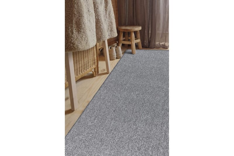 Titan Tuftattu matto 80x500 cm - Harmaa - Kodintekstiilit & matot - Matto - Moderni matto - Wilton-matto