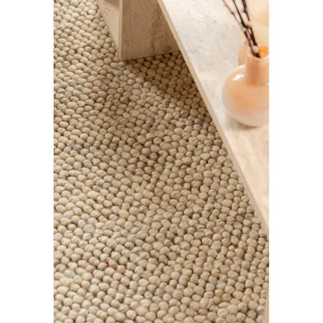 Ullmatta Bubble Kvadrat - 240x240 cm, hiekka - Kodintekstiilit & matot - Matto - Moderni matto - Villamatto