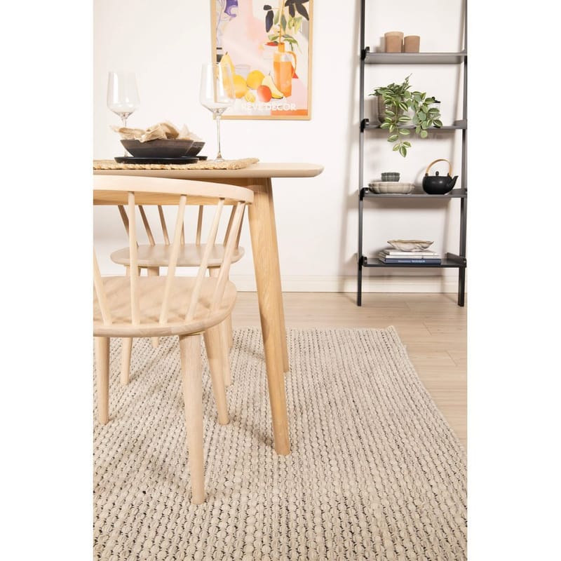 Ullmatta KM Home Grädde 240x340 cm - Kodintekstiilit & matot - Matto - Moderni matto - Villamatto