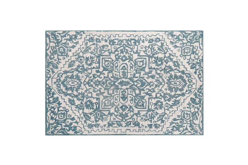 Villamatto Ahmetli 140x200 cm - Sininen - Kodintekstiilit & matot - Matto - Moderni matto - Villamatto
